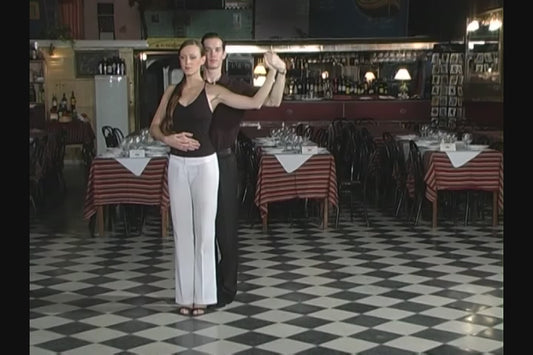 Tango al Reves - Front Ocho with Back Sacada for Leader and Medio Giro for Follower
